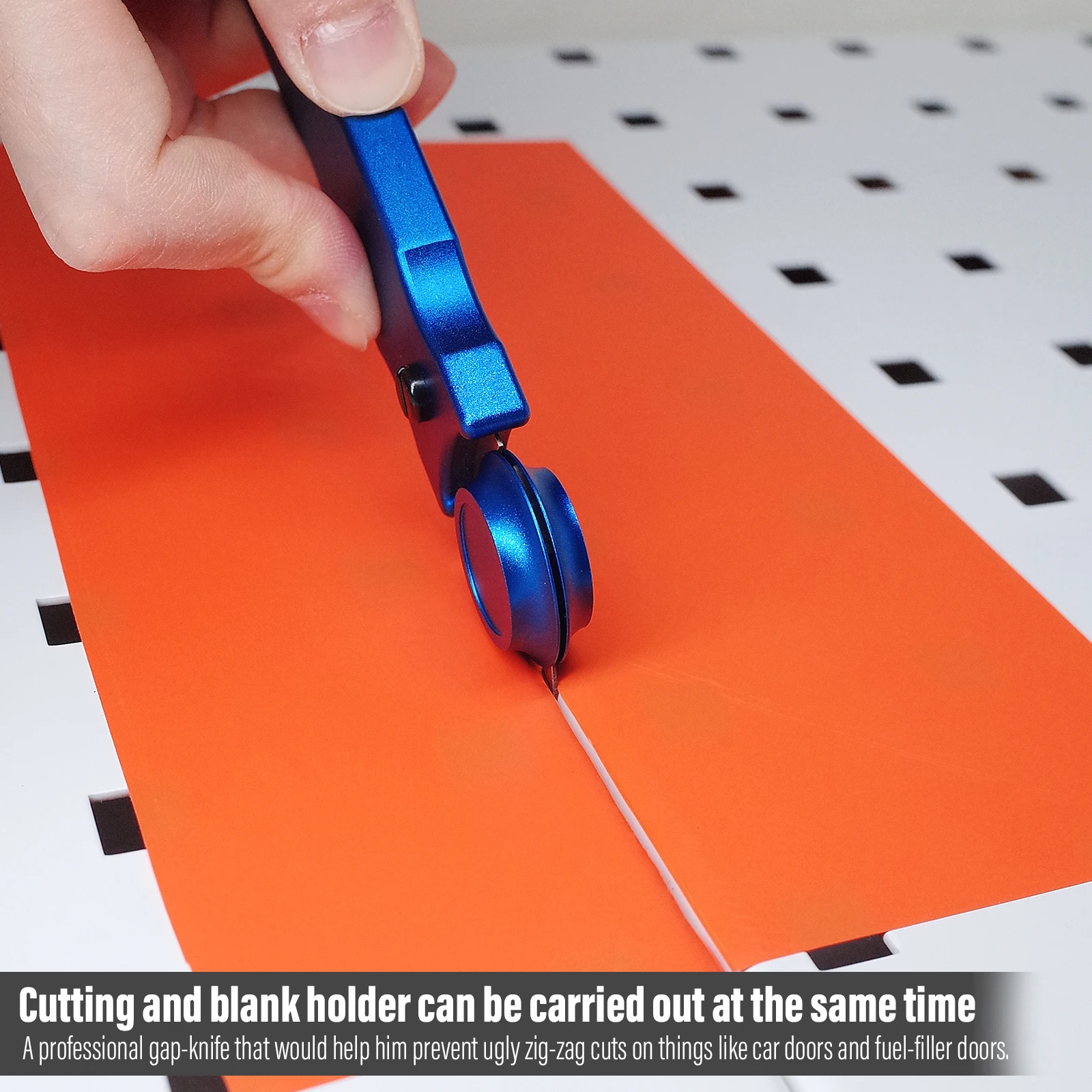 FOSHIO Utility Knife Vinyl Cutter for Wrapping Car Door Gap Carbon Film Sticker Press Cut Tool Metal Blades Blank Holder Slitter |