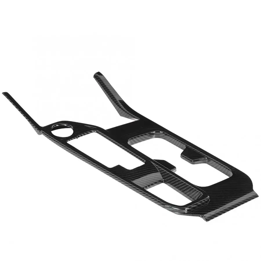 Хромированный Стайлинг из углеродного волокна центральное управление коробка