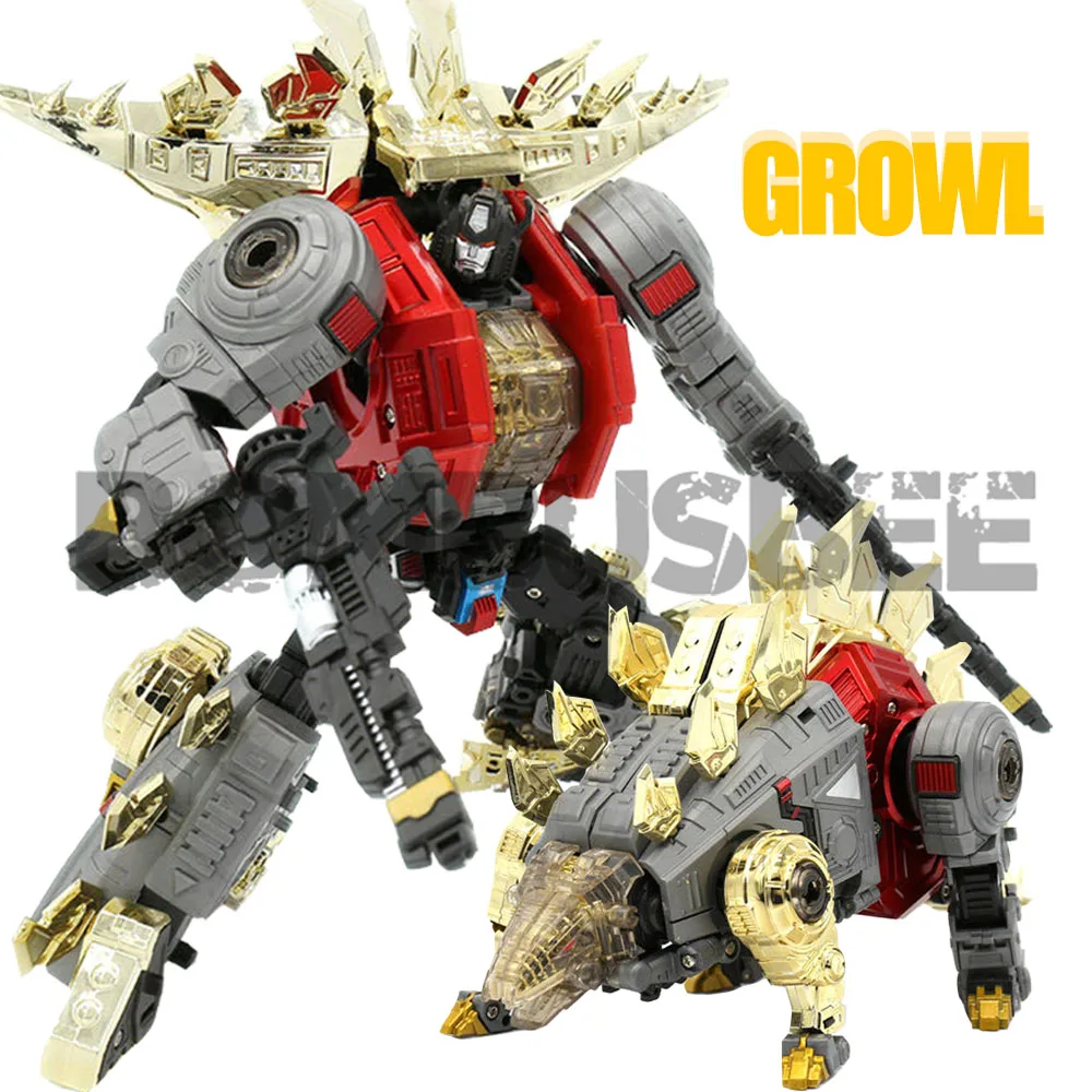 

【IN STOCK】Action Figure Robot Transformation G-Creation dinosaur SRK-02 Growl Snarl Shuraking Combiner PVC Figure Model Kid Toys