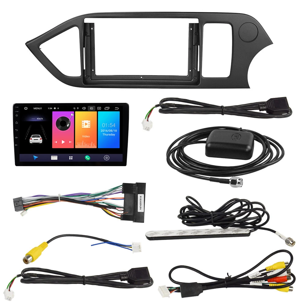 EKIY " ips Android 9,0 автомобильный радио мультимедиа для KIA PICANTO Morning 2011 2012 2013 gps навигация Navi плеер Авто Стерео