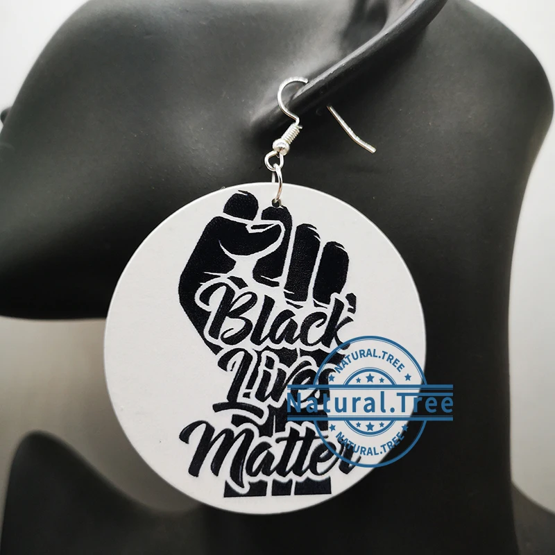 Бесплатная доставка! Черные деревянные серьги|Серьги-кольца| |