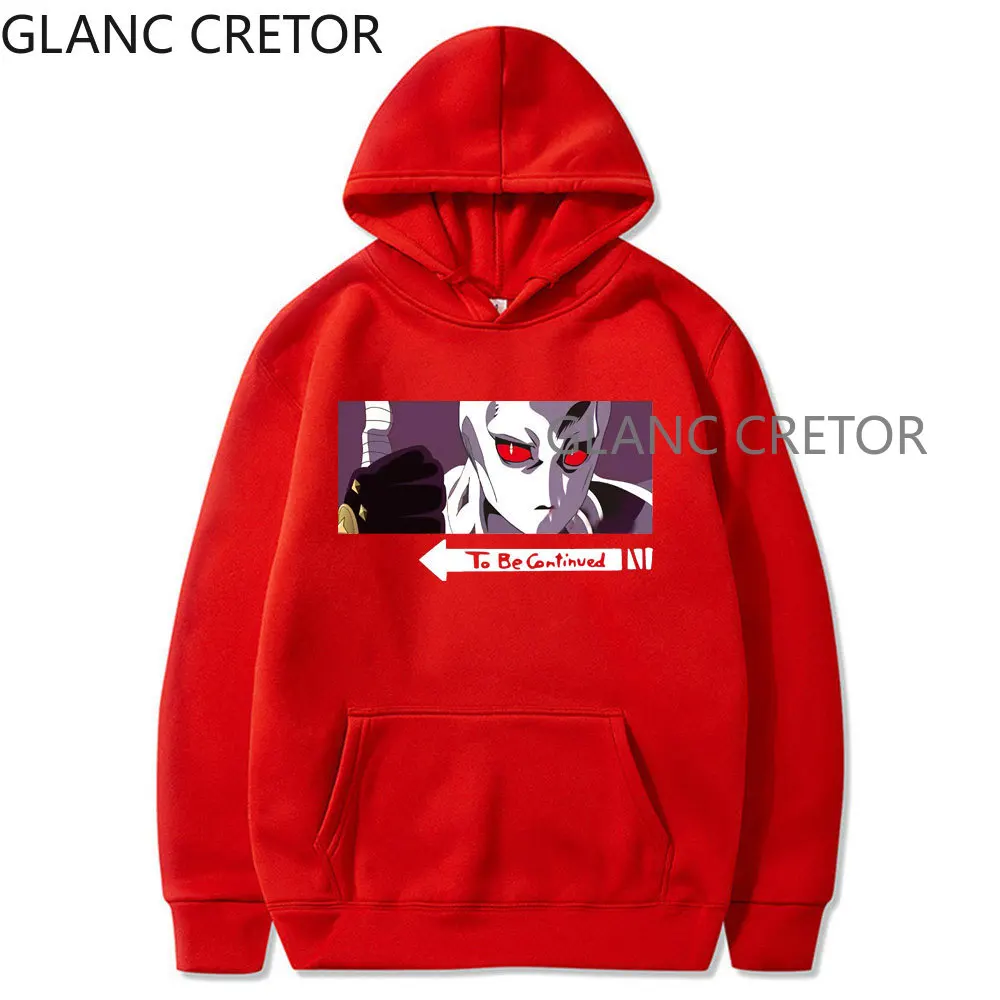 

Men's Hoodies JoJo Harajuku Unisex Hoodie Japanese Anime Funny Printed Fun Streetwear Fashion Casual Male's sweatshirt