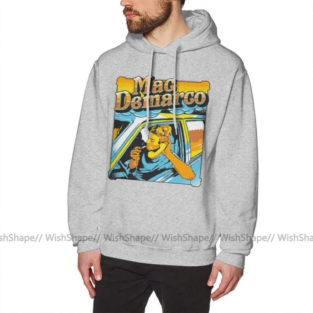 Mac Demarco толстовка с капюшоном In His Car толстовки осенний крутой пуловер Толстовка