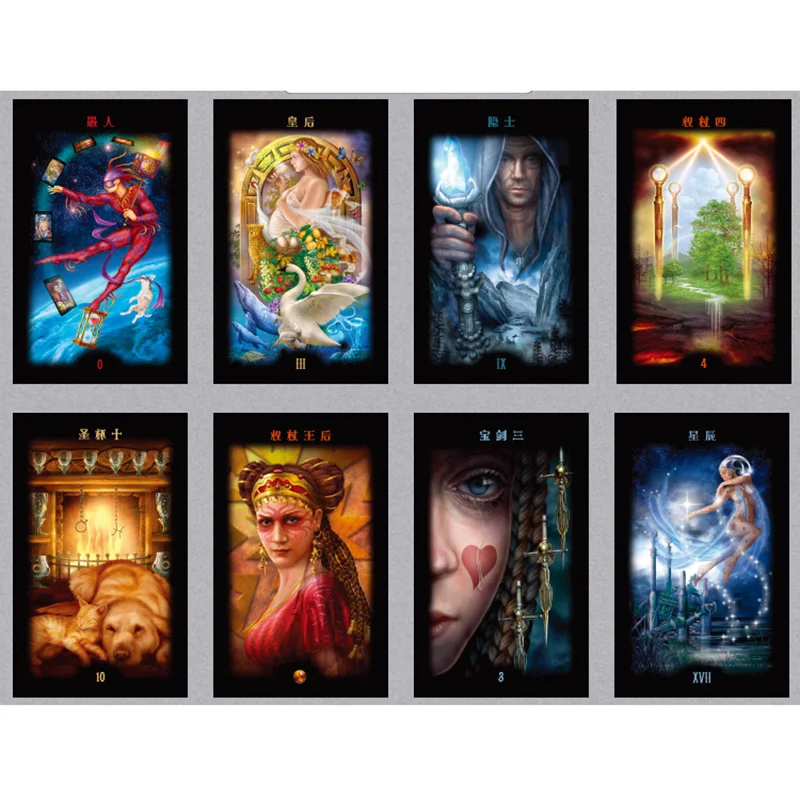 Divine Tarot Cards divination игра 12*7 см карты китайская версия для семьи/друзей | Спорт и