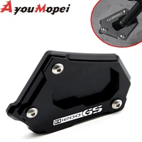 motorcycle cnc side kickstand stand extension plate for bmw r1200gs lc k50 r1200gs adventure lc k51 r 1200 gs side stand enlarge
