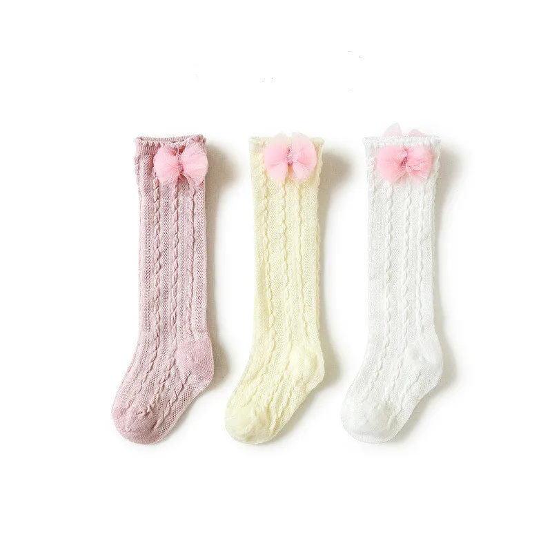 3 пары/Лот носки для новорожденных тонкие дышащие сетчатые мальчиков и девочек с