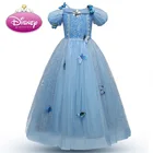 Платье Принцессы Disney Золушки для девочек, детские платья для девочек, рождественское платье, костюм для вечеринки, новый год 2020, Новинка