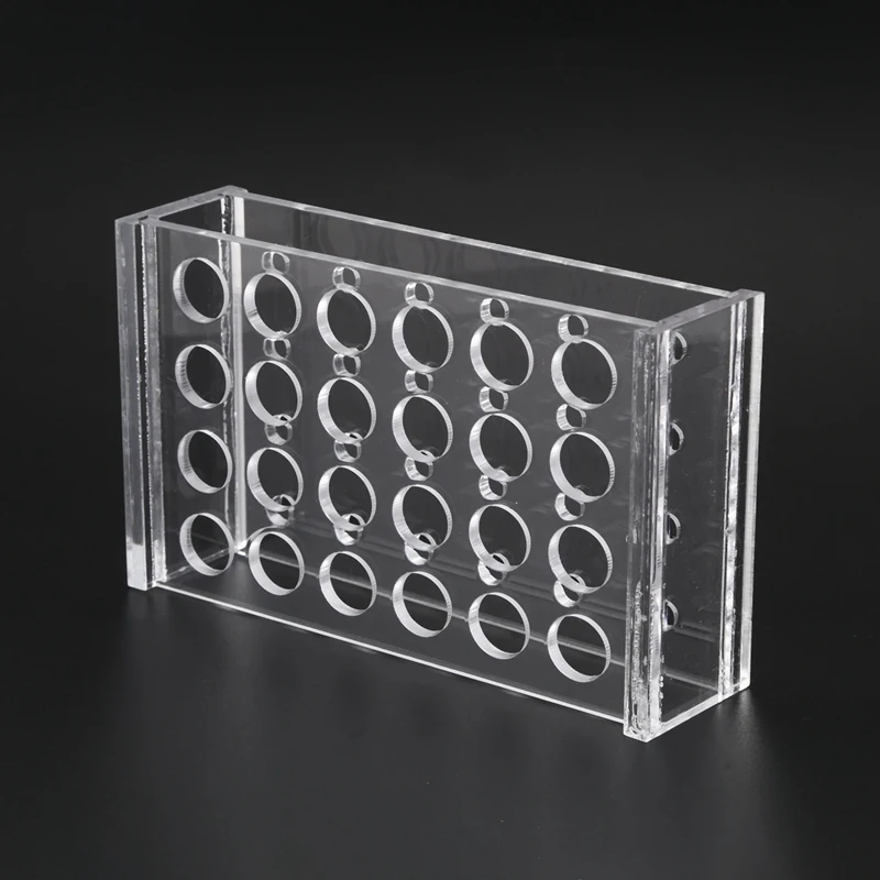 

1.5Ml Centrifuge Tubes 11mm Dia Test Tube Plastic Rack Stand 24 Holes