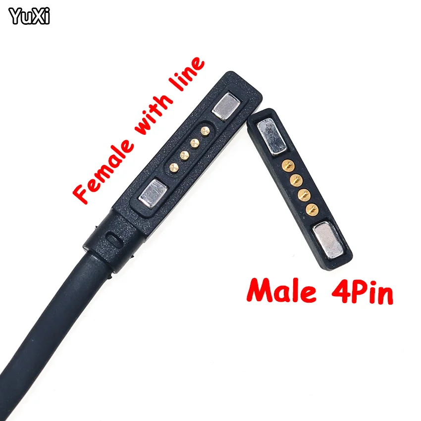 

1Pcs Thin Magnetic Pogo Pin Connector 4Pin Waterproof USB Cable Adapter Current Charging Data Cable Magnetic Connector