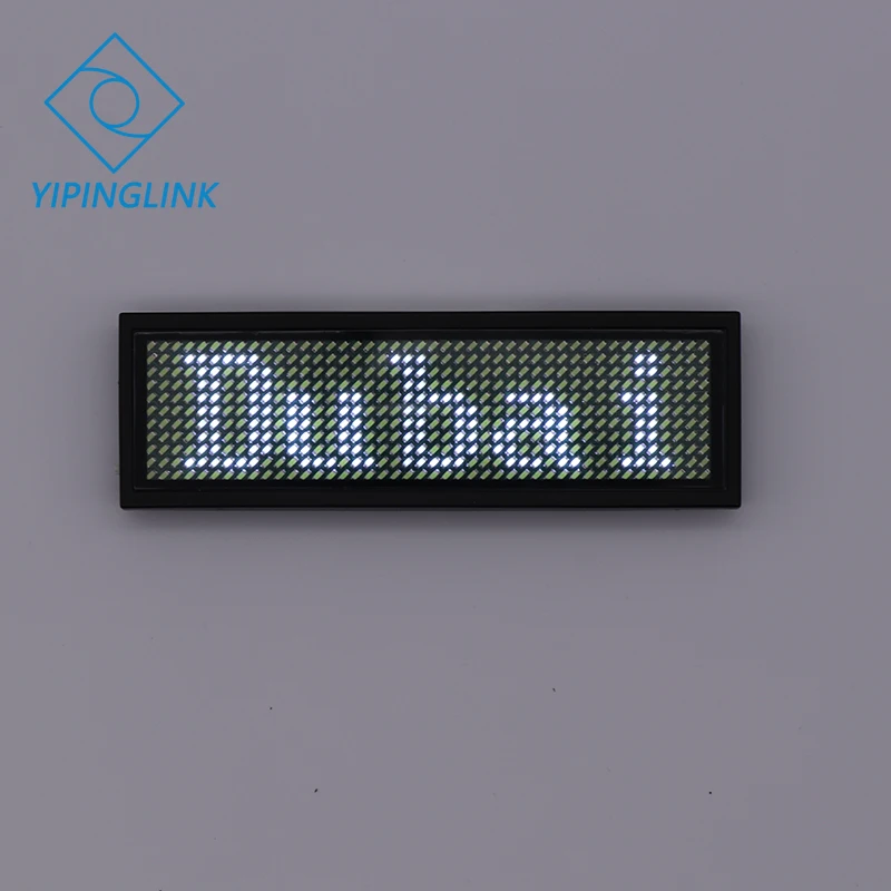 Белый светодиодный значок Светодиодная именная доска для вечерние встречи с