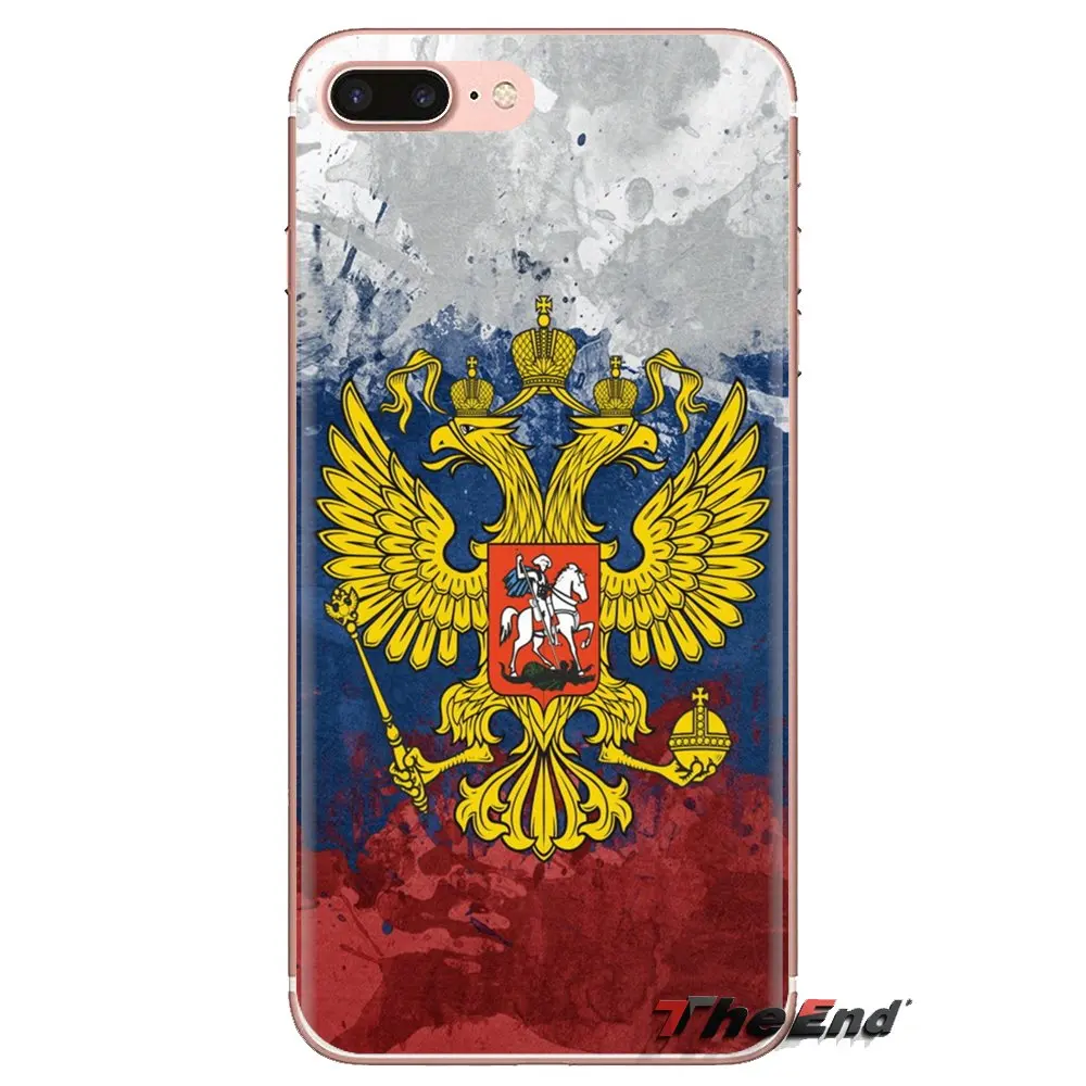 Россия обои с флагом мягкий прозрачный просвечивающийся чехол Чехлы для Samsung Galaxy