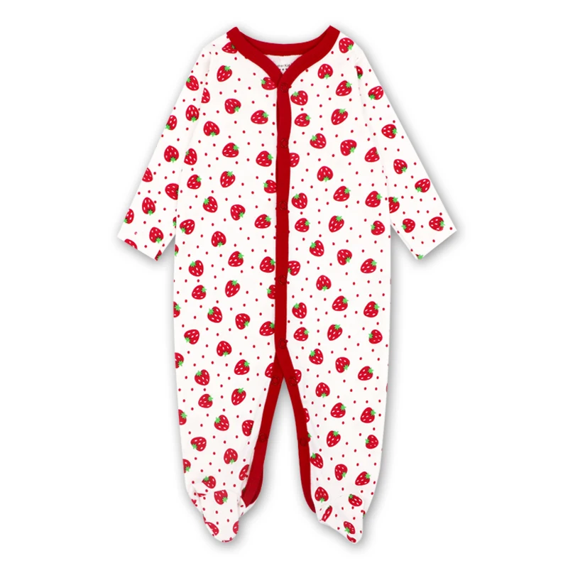 Одежда для новорожденных мальчиков и девочек пижама сна комбинезон младенцев 3-12