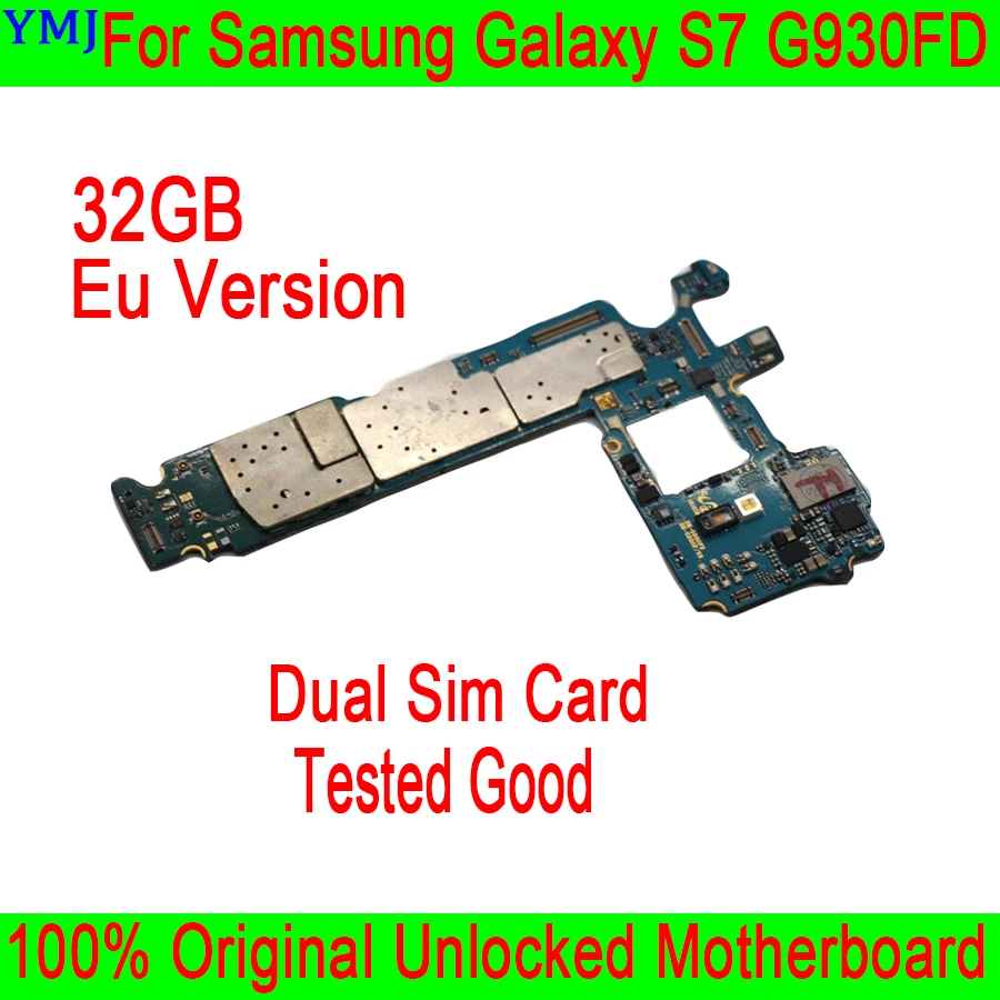 Оригинальная Европейская версия для Samsung Galaxy S7 G935F G935FD G930V G930F G930FD материнская
