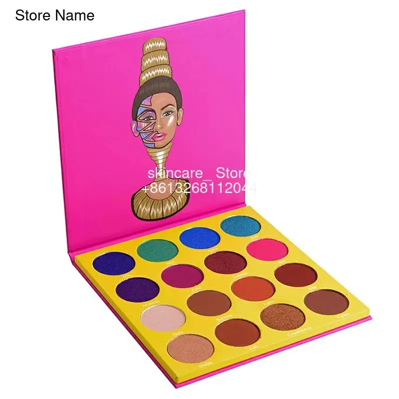 

16 Colors The Masquerade Eyeshadow Makeup Palettes Eye Shadow Matte Shimmer High Pigment