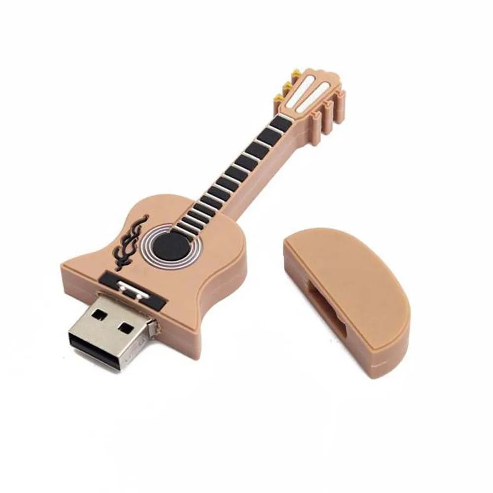 USB флэш-память флэш-накопитель 32 ГБ гитара 2 0 металлический большой палец U-диск