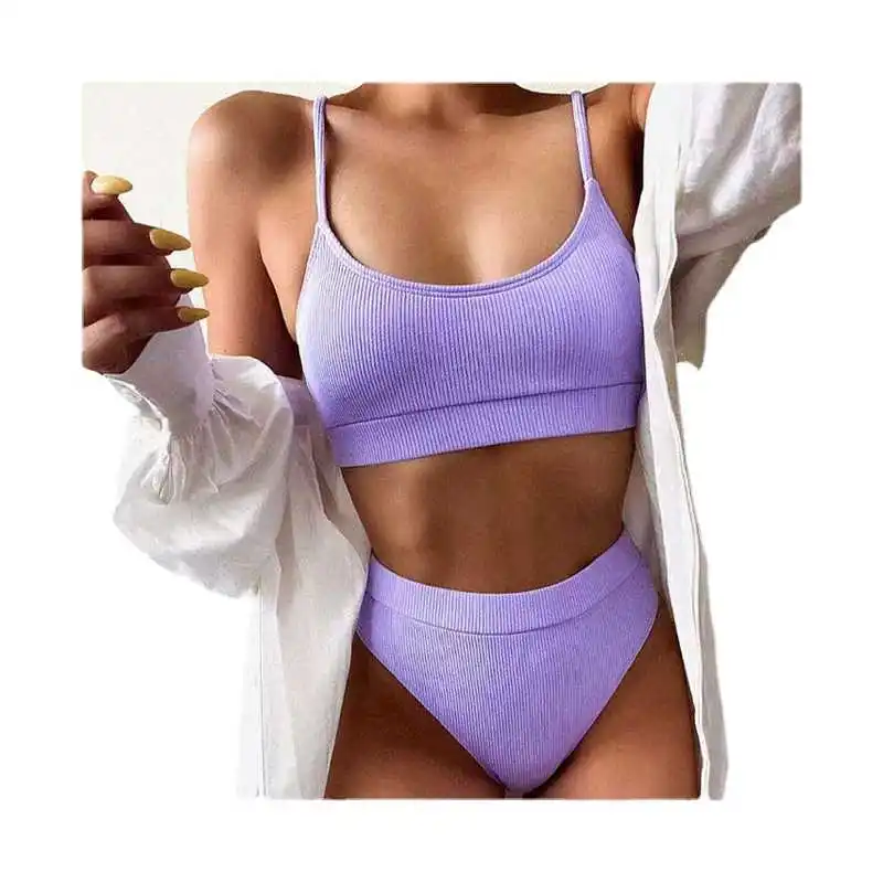 

European and American Split Swimsuit Split Bikini Women's Swimsuit Flattering Vacation Beach Swimsuit