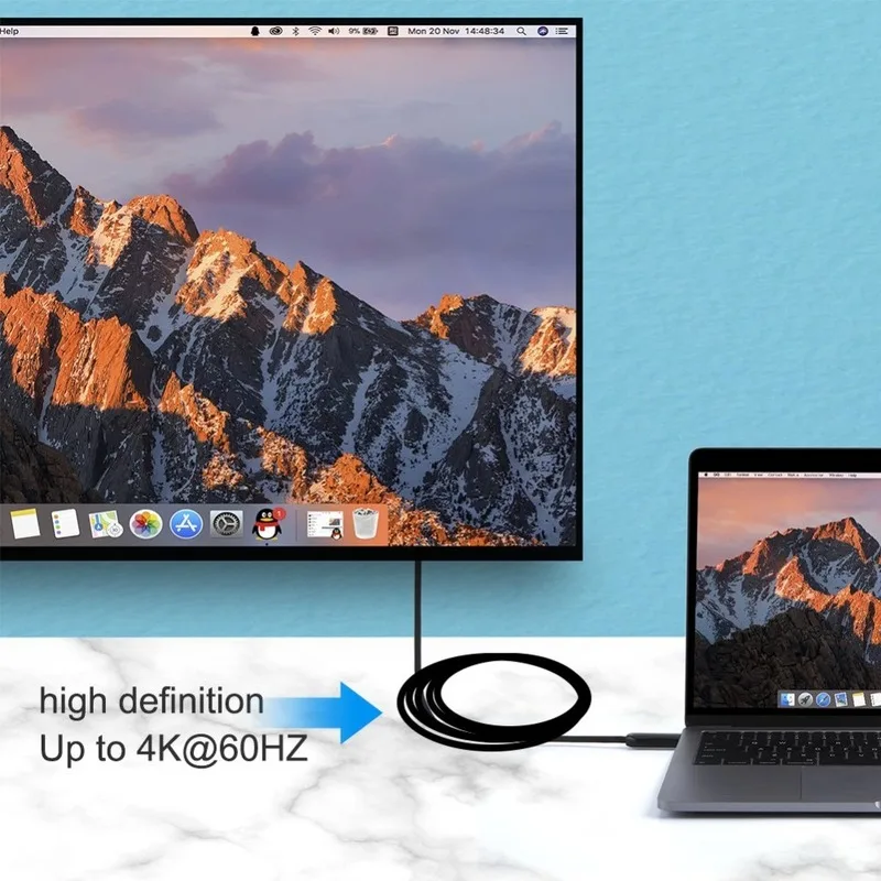 HDMI волоконно-оптический кабель 20 футов 4K @ 60 Гц 2 0 оптический длинный