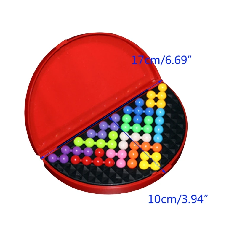 

MOLD Educational Puzzle Colorful Beads Box Space Logical Training Early Learning 3D Sorting Concentrate Toy Kids Age3+ Gift