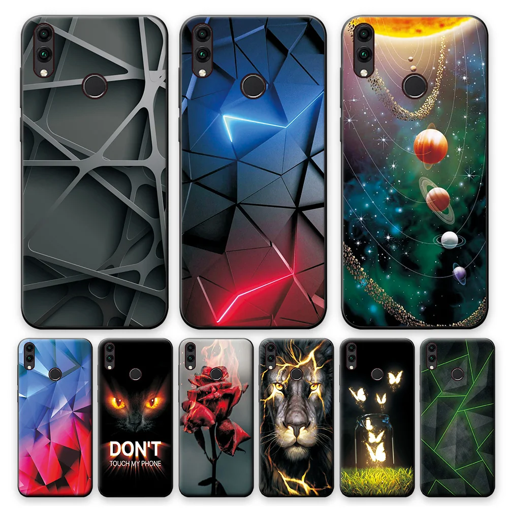 Чехол для Honor 8X 6 5 дюйма силиконовый мягкий защитный бампер из ТПУ телефона задняя