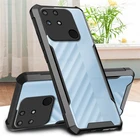 Чехол Realmi Narzo50a для больших нагрузок, прозрачная акриловая задняя крышка для Realme Narzo 50a 50 a RMX3430 6,5 