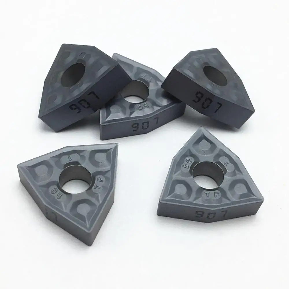 

50PCS Lathe Tool WNMG080404 TF IC907 IC908 Carbide Blade Turning Tool CNC Turning Tool High Quality WNMG 080404