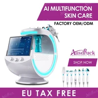 7 in1 touch screen multifunction water peeling ai intelligence aqua facial dermabrasion plus system skin analyser beauty machine