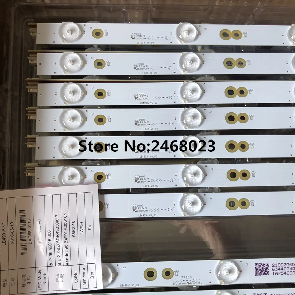 14 светодиодный ных лент для подсветки Philips 49 &quot49PUS6501 LB-PF3030-GJD2P6C490712-L-D R B 49AEL2-L KD-49X6000D