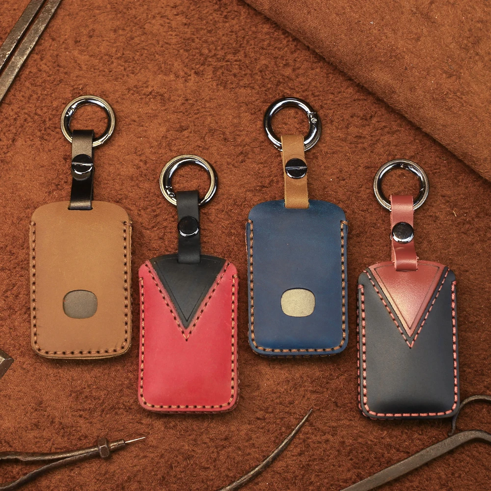 Чехол KEYYOU для автомобильного ключа из натуральной кожи чехол Mazda 3 Alexa CX4 CX5 CX8 2019 2020