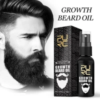 purc growth beard oil grow facial hair care essence spray for men beard grooming treatment beard repair growth oil