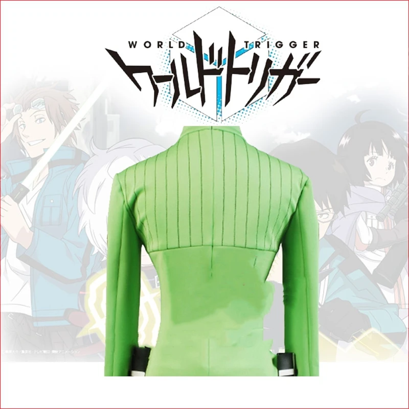 Костюм Anime World Trigger Kirie Konami для косплея на Хэллоуин: пиджак, брюки и ножны в настроенном размере.