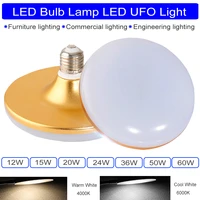 e27 12w15w20w24w36w50w60w ufo led bulb light lampada suitable for lndoor home living room kitchen lighting