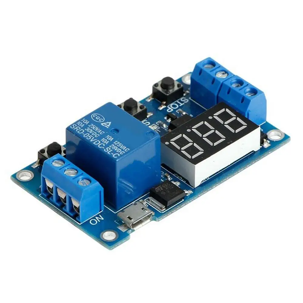 1 шт. модуль реле задержки отключения питания 6 30 в время срабатывания