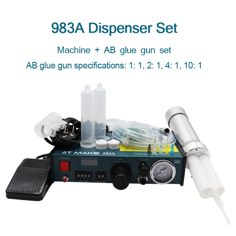 

Полностью автоматический диспенсер, светодиодный цифровой дисплей, силикагель, автоматический клей для инъекций, дозатор, Прецизионная ра...