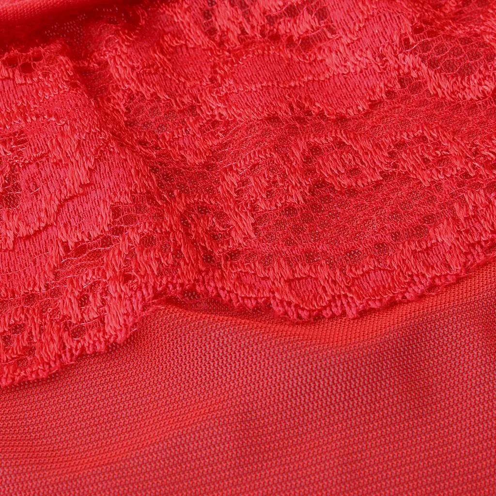 

Erotische Lingerie New Sexy Mesh Lace Women Porno Sheer Backless Bodysuit Teddy Erotic Jumpsuit Lingerie body lencera mujer N4