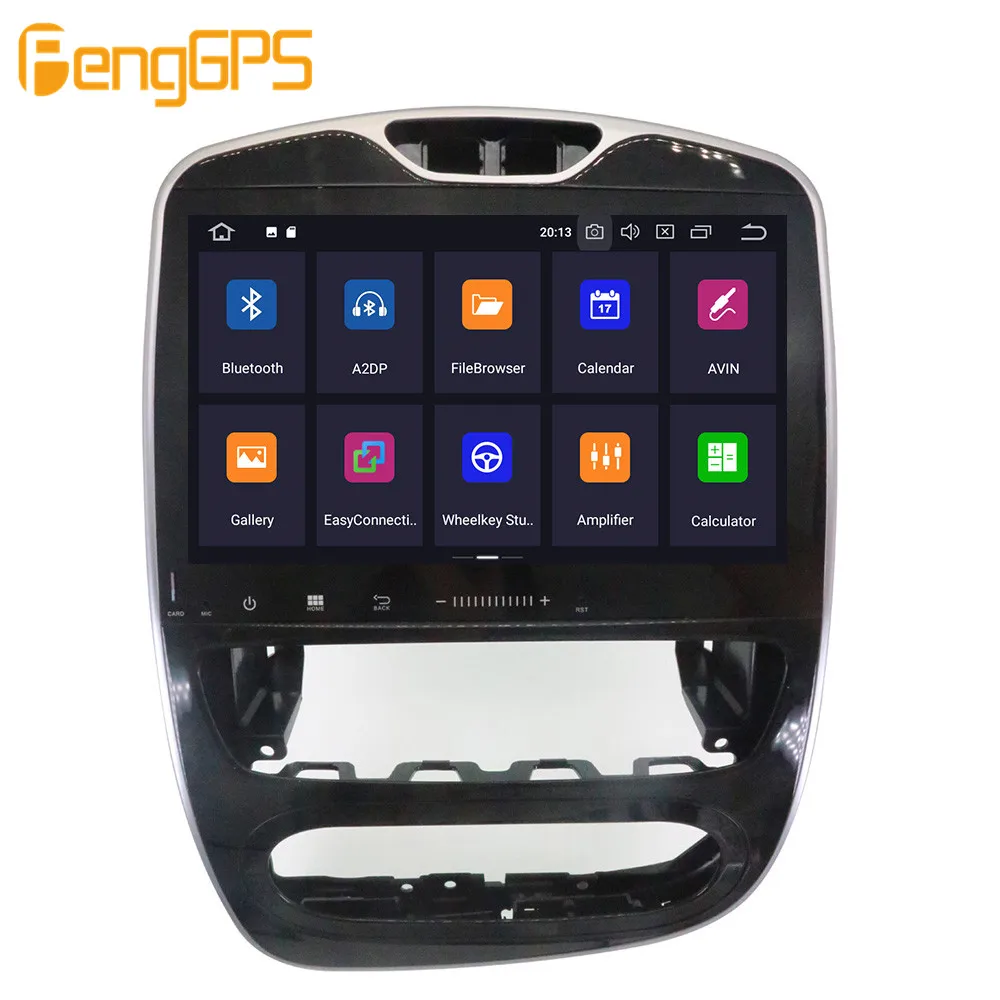 Android 9.0 PX5 4+64GB car DVD player Built-in DSP Car multimedia Radio For Renault Clio GPS Navigation Audio Video