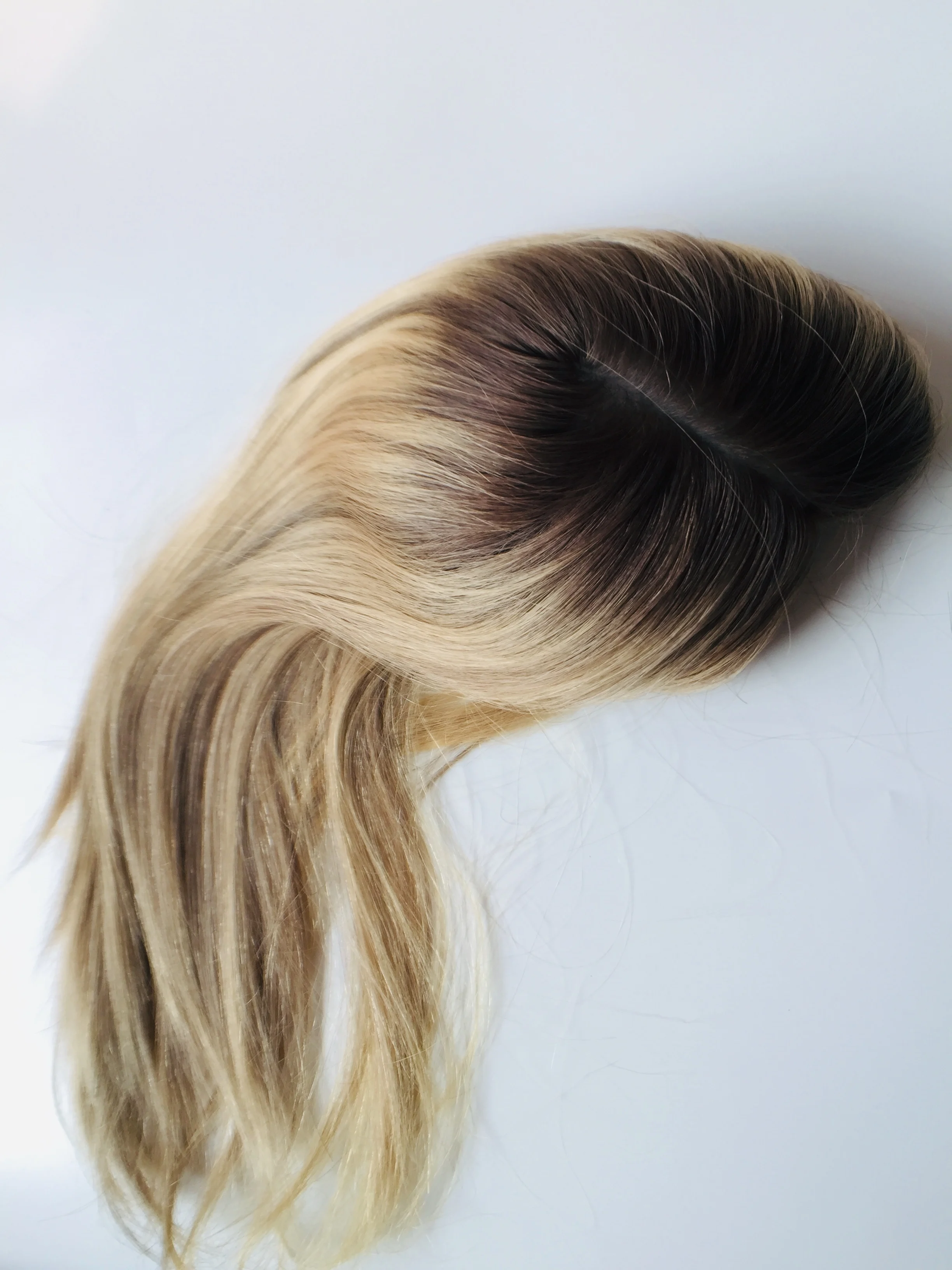 Высшее качество европейские натуральные волосы темные корни хайлайтер цвет