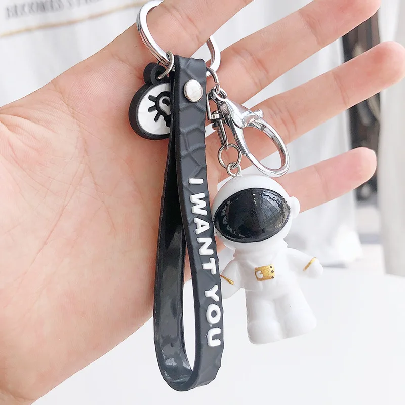 Новинка 2020 3d космический робот брелок силиконовая цепочка креативный