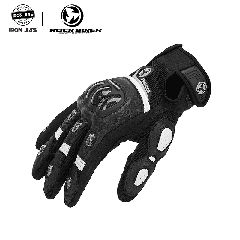 

MotorcycleTouch Screen Gloves Men Leather Full Finger Breathable Women Outdoor Motorbike Gloves Motocross Guantes Gloves S-XXL