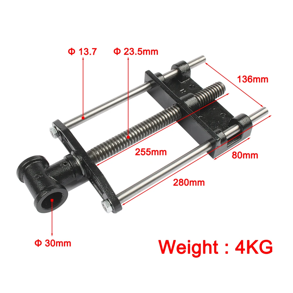 Тиски для деревообработки зажим деревообрабатывающий направляющие стержни с
