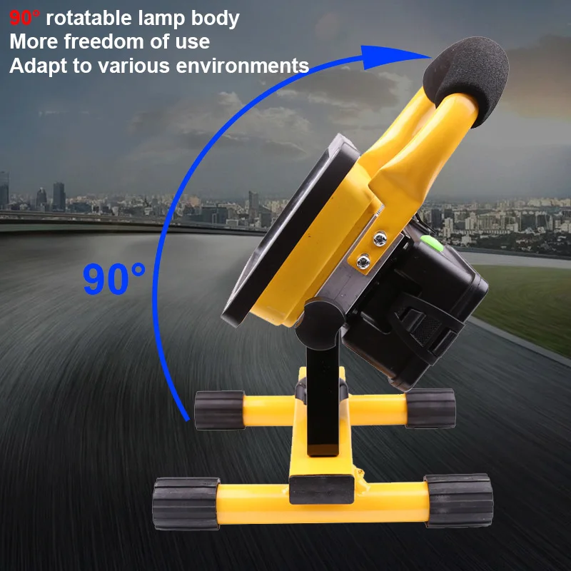 

Rechargeable Portable LED Floodlight 30W Security Outdoor Work Light Lamp E7