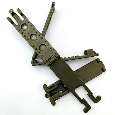army green 1 шт. MOLLE-LOK ножны К оболочка поясная клипса система ножны задняя клипса KYDEX ножны переносной клип K оболочка MOLLE пряжка - Цвет: army green