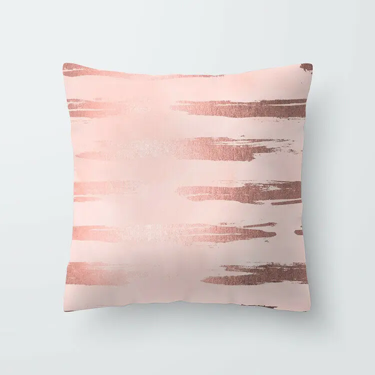 2019 Фирменная Новинка чехол для подушки из полиэстера Обложка розового золота