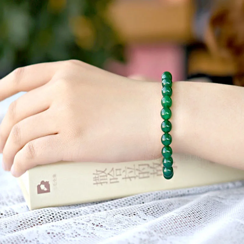 Модный браслет jinzeyi в стиле ретро с натуральной яркостью для женщин и девушек