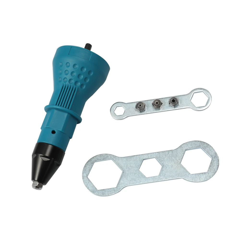 

Electric Rivet Nut Gun Riveting Tool Cordless Riveting Drill Adaptor Insert Nut Tool Riveting Drill Adapter 2.4mm-4.8mm