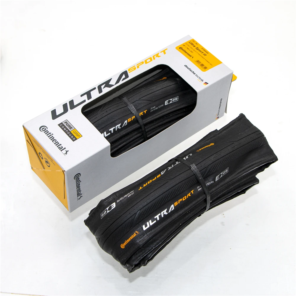 Шины для дорожного велосипеда Continental ULTRA SPORT II Sport RACE 700*23/25C 28c складные