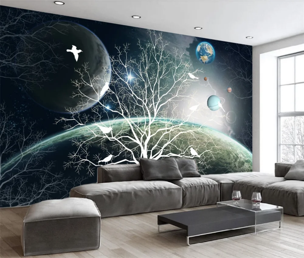 Настенные 3D-обои на заказ обои в европейском стиле с изображением земли