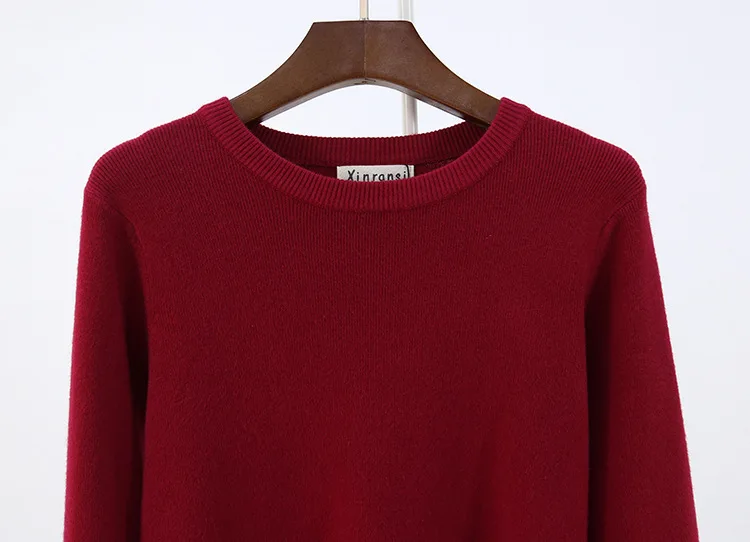 

Winter Women Long Sleeve Casual Cashmere Sweaters and Pullovers Female Lover Trendy Solid Pull Femme Best Knitted Sweater L875