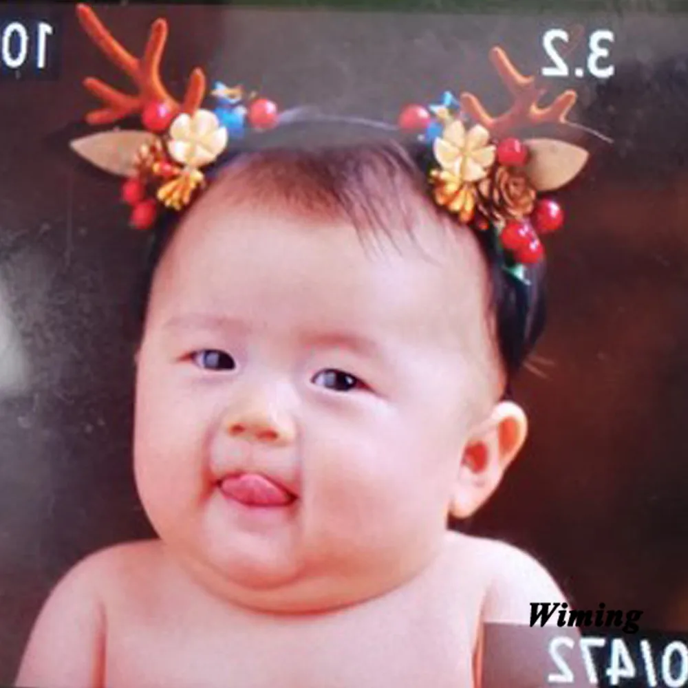 Оленьи Рога головная повязка аксессуары для волос праздника вечерние