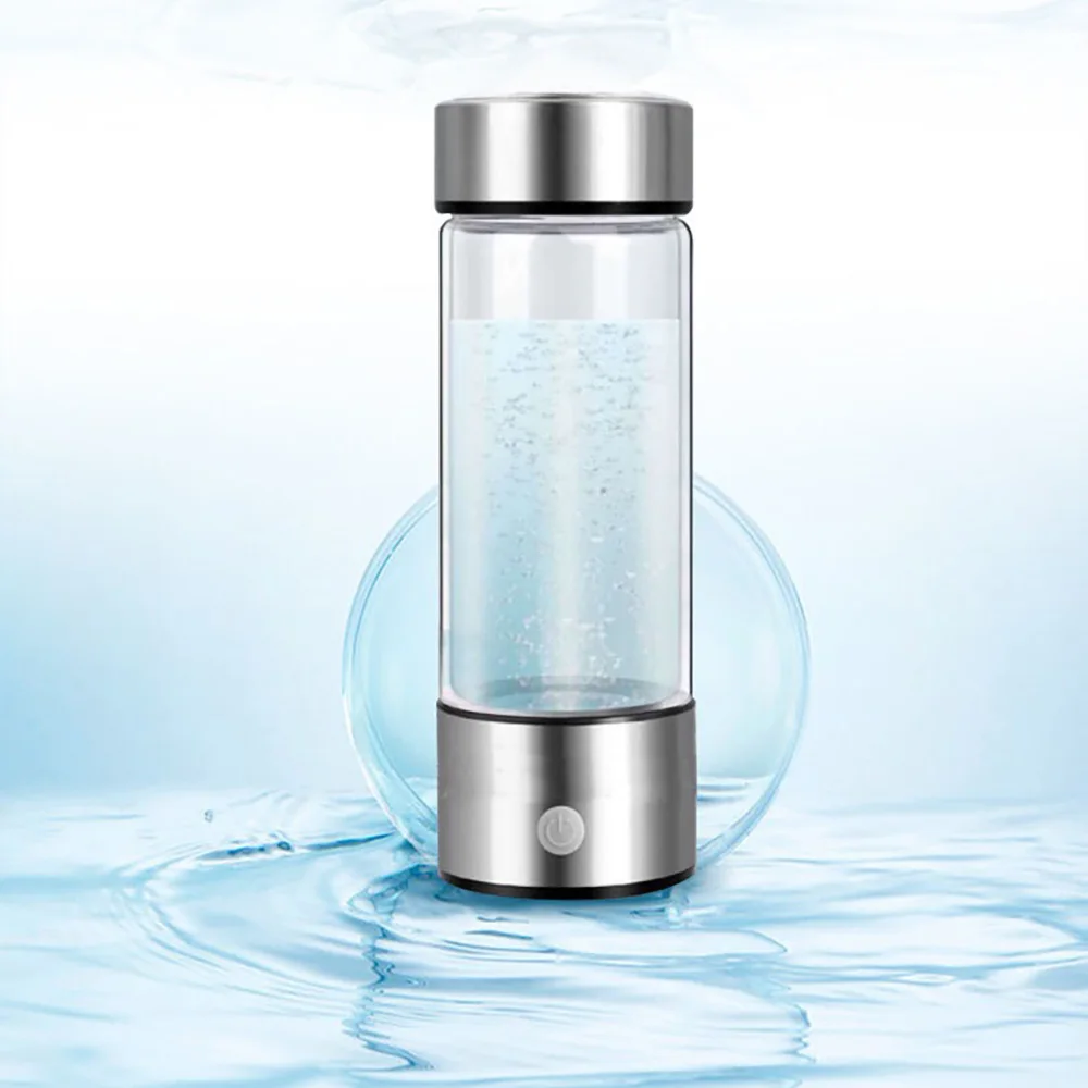 

420ML Hydrogen Generator Cup Water Filter Alkaline Maker Hydrogen-Rich Water Portable Bottle Lonizer Pure H2 Electrolysis