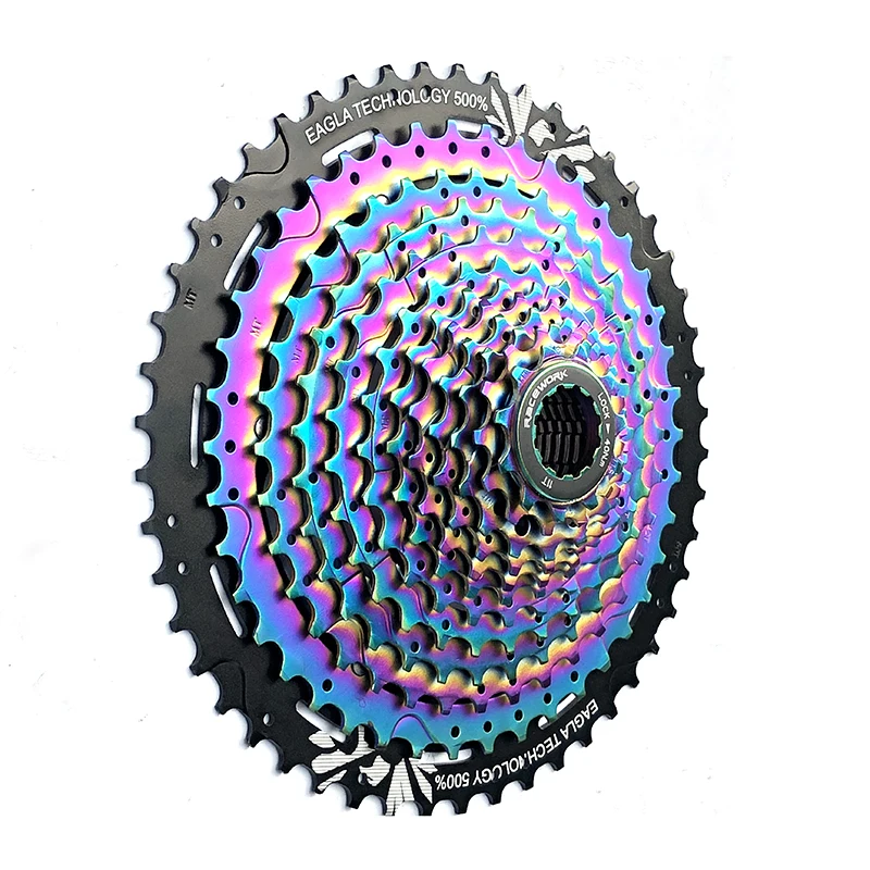 RACEWORK 12 скоростной MTB велосипед Freewheel раздельный Радужный сверхлегкий алюминиевый